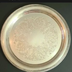 Vintage Wm.A.Rogers Silver Plate  Service Plate